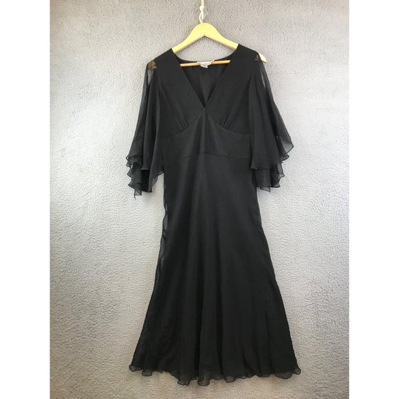 Bloomingdale's Dresses & Skirts - Vintage Bloomingdales Silk Skater Dress size 10